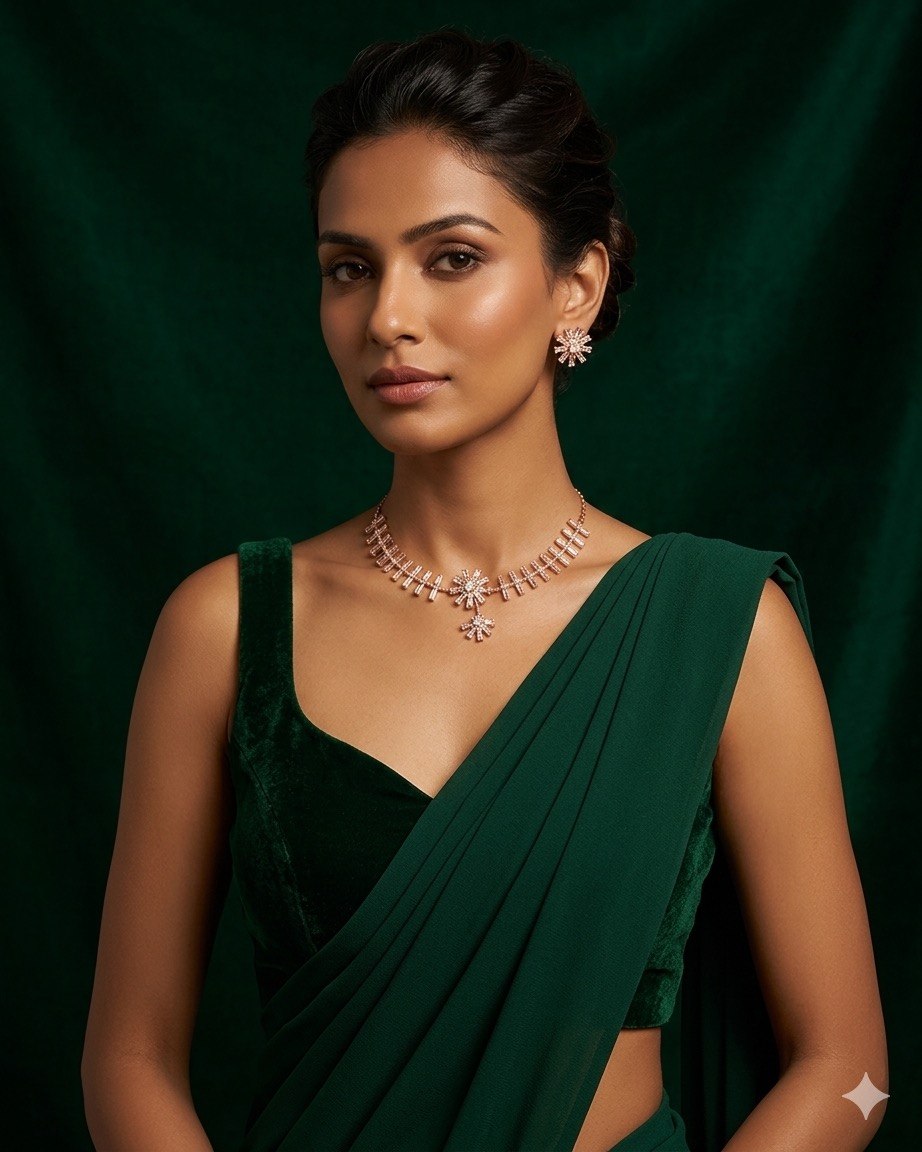 Radiant Bloom Necklace Set