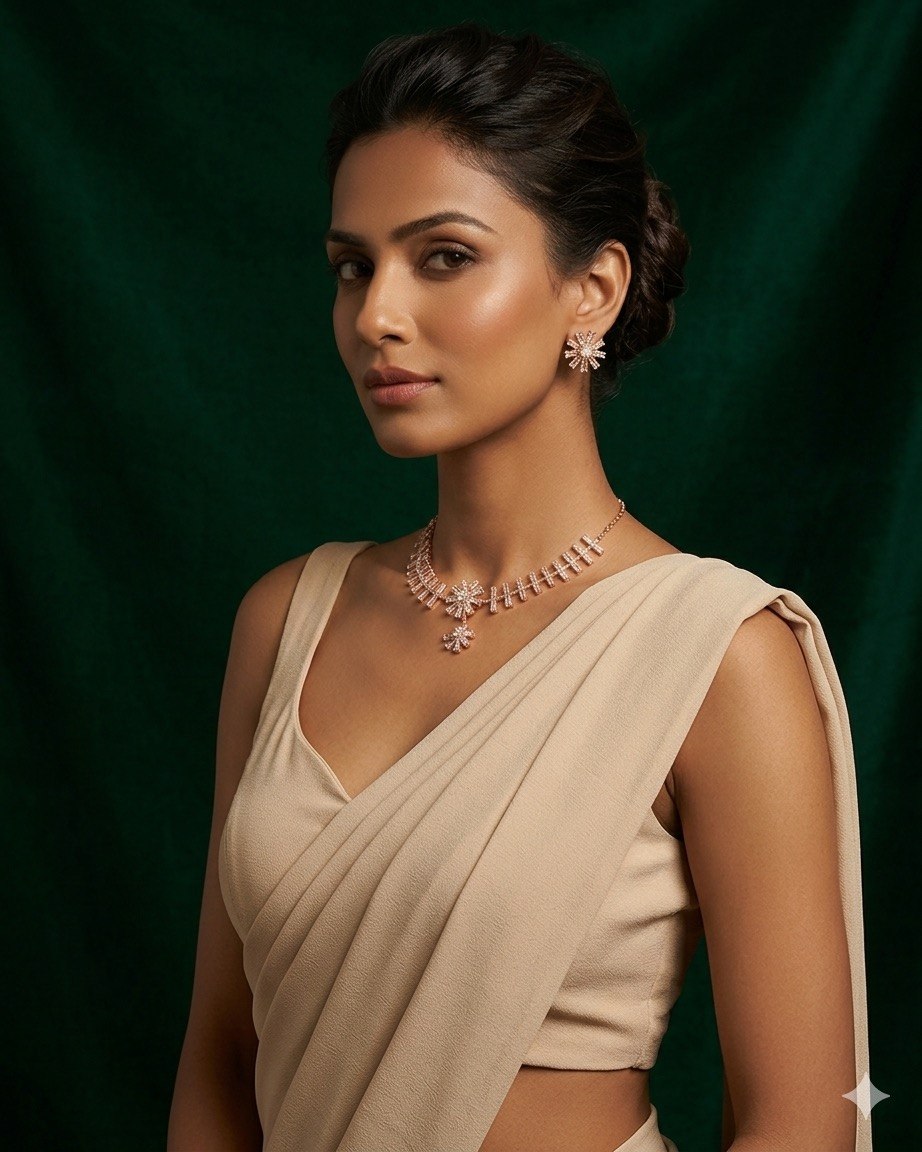 Radiant Bloom Necklace Set