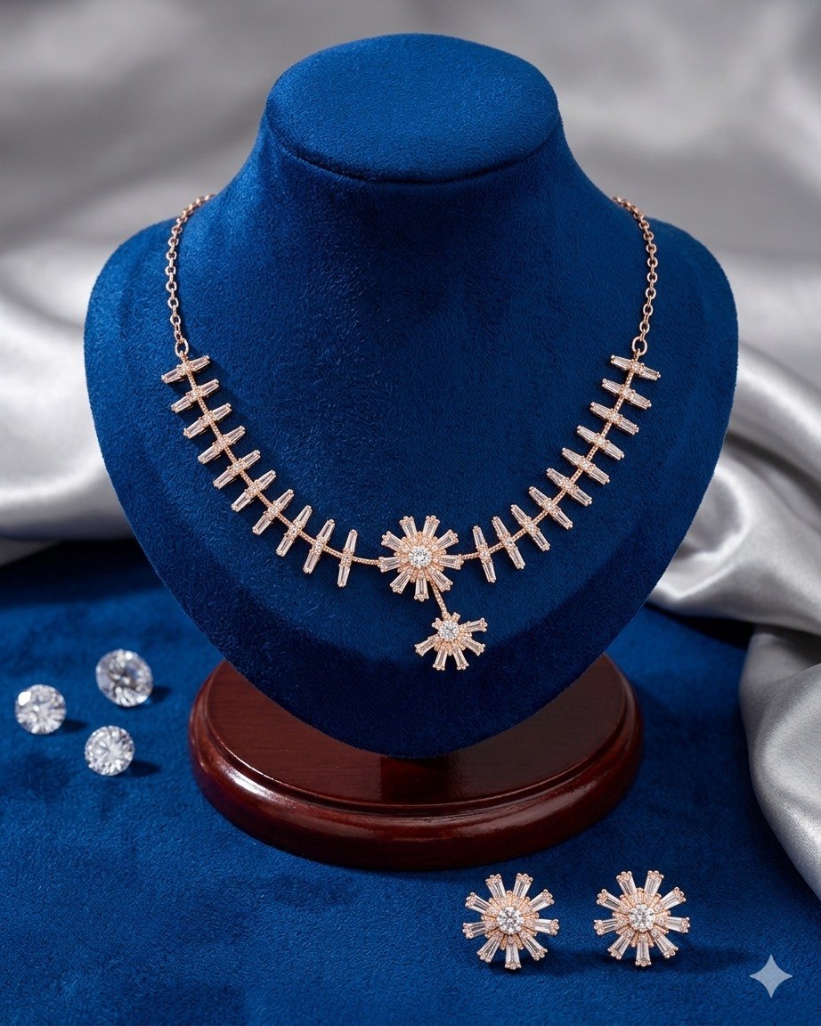 Radiant Bloom Necklace Set