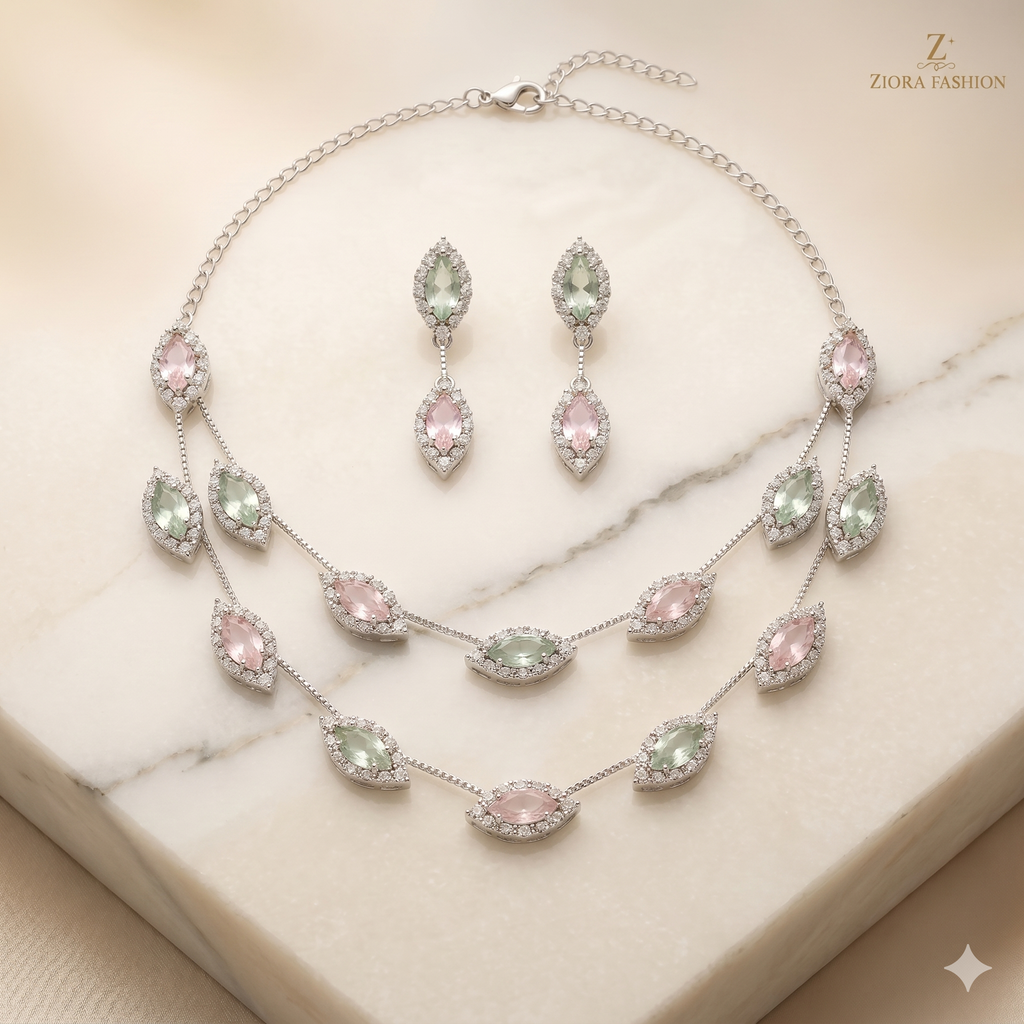 Pastel Elegance Necklace Set